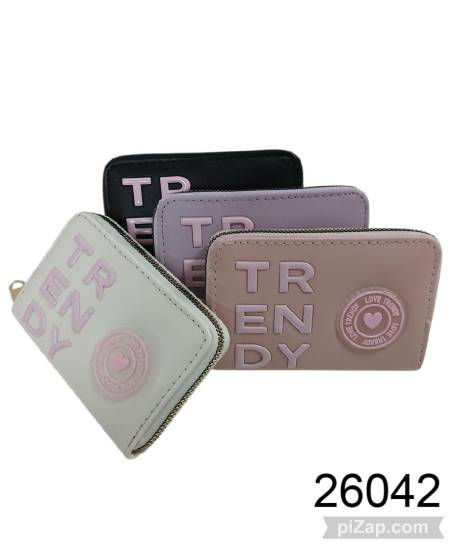 Imagen de BILLETERA POCKET ROSA/LILA/BLANCO/NEGRO 3.26
